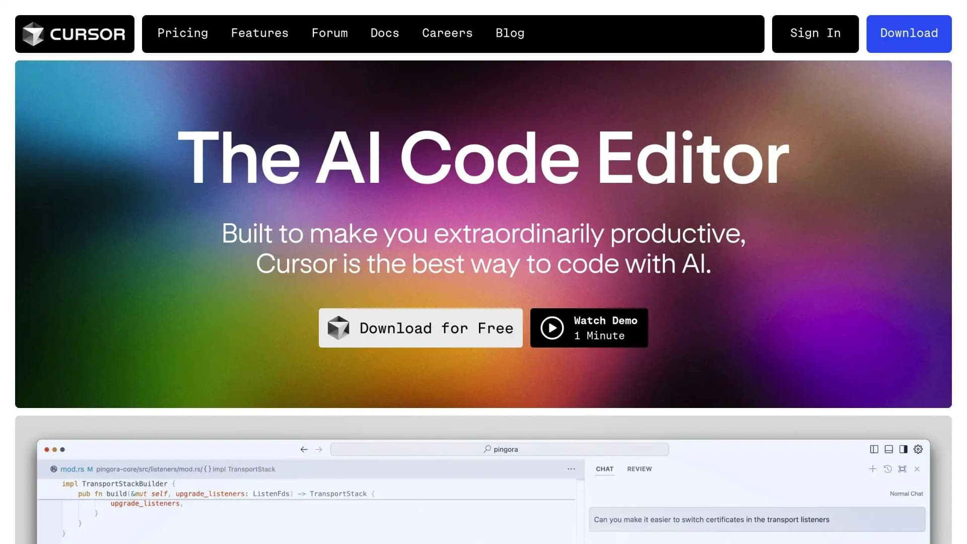 Cursor AI Code Editor