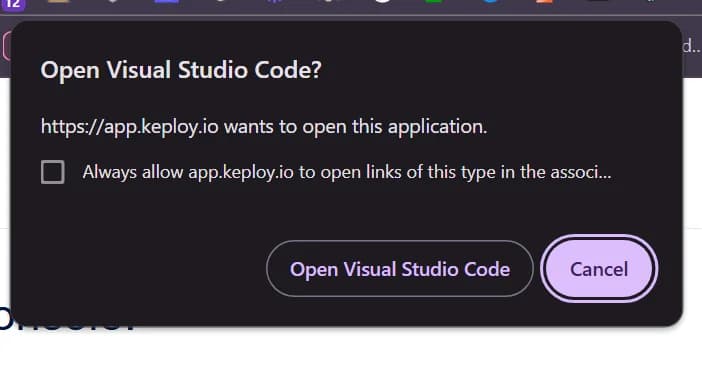 Cursor AI VS Code Redirection